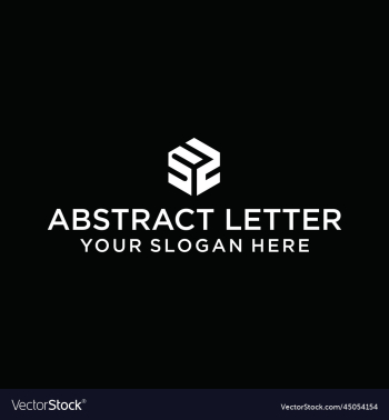 sd letter icon hexagon shape image