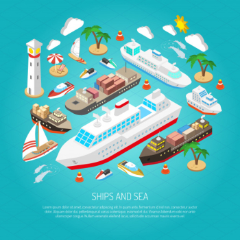 Sea and ships concept Sea and ships concept