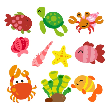 Sea animals collection Sea animals collection