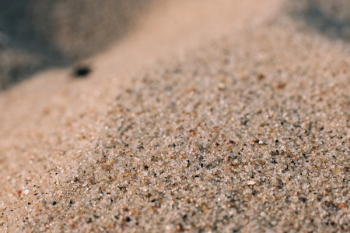 Sea beach sand closeup Sea beach sand closeup