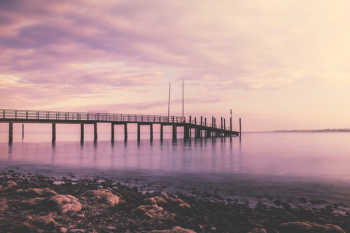Sea Dock during Golden Hour Sea Dock during Golden Hour