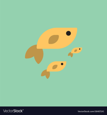 Sea fish vector image Sea fish vector image