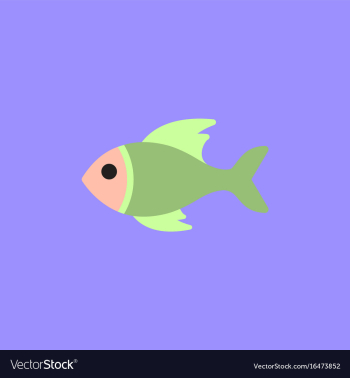 Sea fish vector image Sea fish vector image