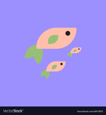 Sea fish vector image Sea fish vector image