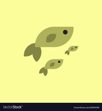 Sea fish vector image Sea fish vector image