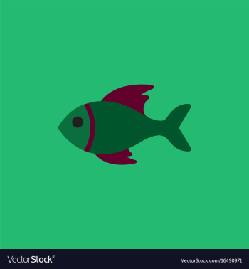 Sea fish vector image Sea fish vector image