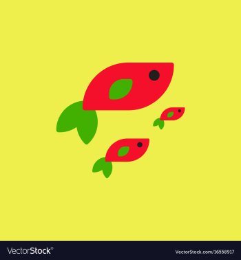 Sea fish vector image Sea fish vector image