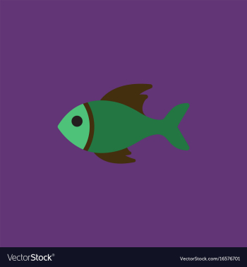 Sea fish vector image Sea fish vector image