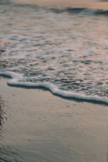 sea foams during dawn sea foams during dawn