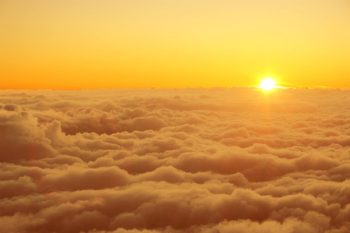 Sea of clouds Sunset - Evening clouds Sea of clouds Sunset - Evening clouds