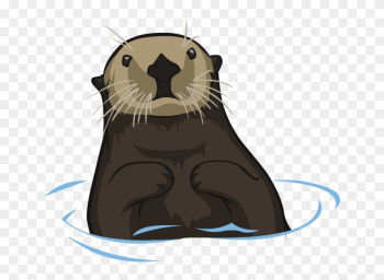Sea Otter Clipart - Otter Transparent Background Sea Otter Clipart - Otter Transparent Background