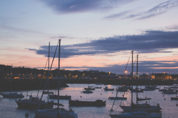 Sea Port Sunrise Free Photo Sea Port Sunrise Free Photo