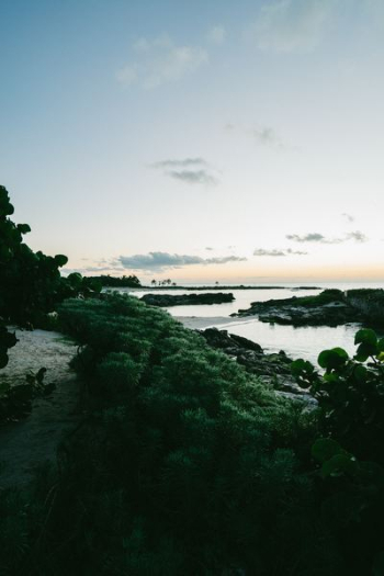 sea side during sunset sea side during sunset