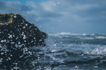Sea Splashing on Rock Sea Splashing on Rock