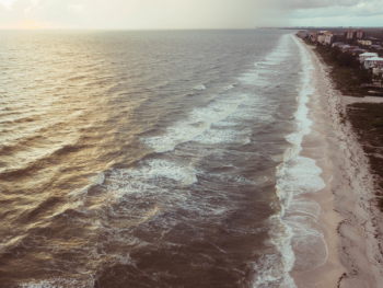 Sea Waves and Beach Shore Sea Waves and Beach Shore