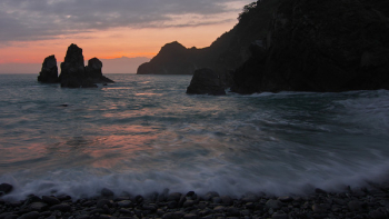 Sea Waves during Golden Hour Sea Waves during Golden Hour