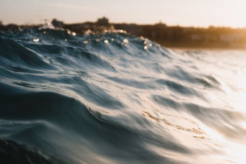 sea waves during sunset sea waves during sunset