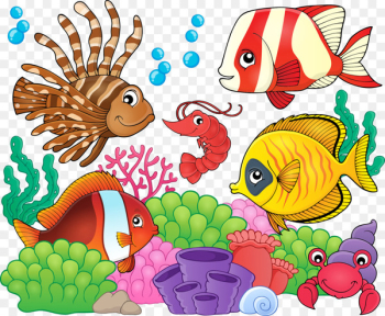 Seabed Cartoon World Ocean - Cartoon fish seabed Seabed Cartoon World Ocean - Cartoon fish seabed