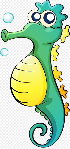 Seahorse Clip art - Cartoon green Seahorse Seahorse Clip art - Cartoon green Seahorse