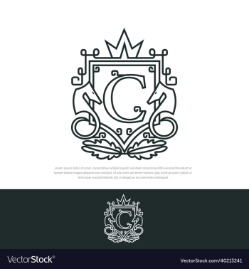 seahorse king logo royalty letter c seahorse king logo royalty letter c