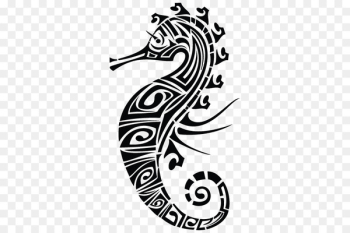 Seahorse Polynesia Tattoo Māori people - seahorse Seahorse Polynesia Tattoo Māori people - seahorse