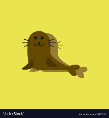Seal animal icon cartoon of seal animal icon in vector image Seal animal icon cartoon of seal animal icon in vector image