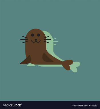 Seal animal icon cartoon of seal animal icon in vector image Seal animal icon cartoon of seal animal icon in vector image