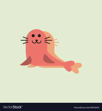 Seal animal icon cartoon of seal animal icon in vector image Seal animal icon cartoon of seal animal icon in vector image