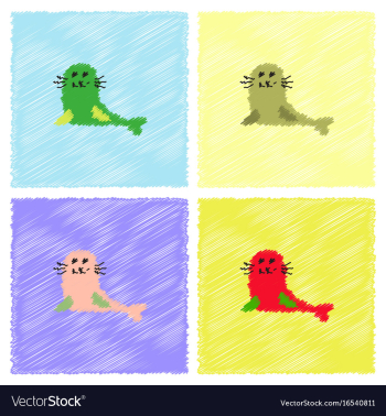 Seal animal icon cartoon of seal animal icon in vector image Seal animal icon cartoon of seal animal icon in vector image