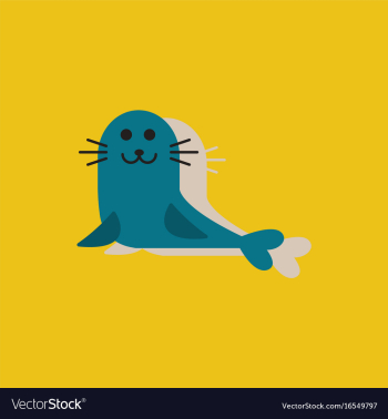 Seal animal icon cartoon of seal animal icon in vector image Seal animal icon cartoon of seal animal icon in vector image