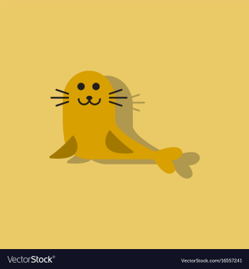 Seal animal icon cartoon of seal animal icon in vector image Seal animal icon cartoon of seal animal icon in vector image