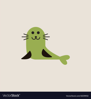 Seal animal icon cartoon of seal animal icon vector image Seal animal icon cartoon of seal animal icon vector image