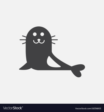Seal animal icon cartoon of seal animal icon vector image Seal animal icon cartoon of seal animal icon vector image