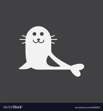 Seal animal icon cartoon of seal animal icon vector image Seal animal icon cartoon of seal animal icon vector image