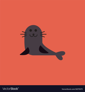 Seal animal icon cartoon of seal animal icon vector image Seal animal icon cartoon of seal animal icon vector image
