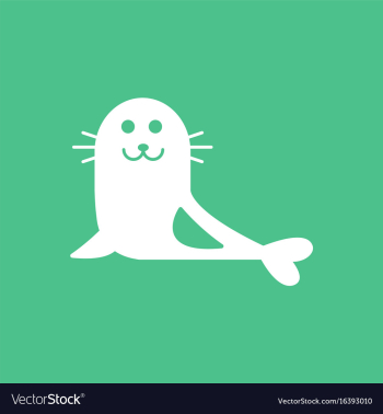 Seal animal icon cartoon of seal animal icon vector image Seal animal icon cartoon of seal animal icon vector image