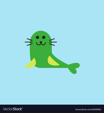 Seal animal icon cartoon of seal animal icon vector image Seal animal icon cartoon of seal animal icon vector image