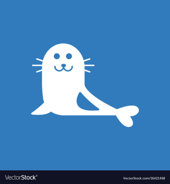 Seal animal icon cartoon of seal animal icon vector image Seal animal icon cartoon of seal animal icon vector image