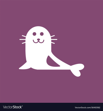 Seal animal icon cartoon of seal animal icon vector image Seal animal icon cartoon of seal animal icon vector image