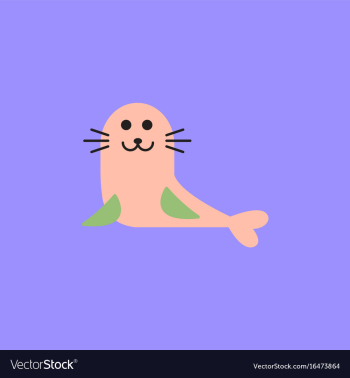 Seal animal icon cartoon of seal animal icon vector image Seal animal icon cartoon of seal animal icon vector image