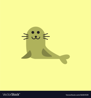 Seal animal icon cartoon of seal animal icon vector image Seal animal icon cartoon of seal animal icon vector image
