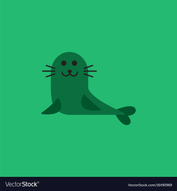Seal animal icon cartoon of seal animal icon vector image Seal animal icon cartoon of seal animal icon vector image