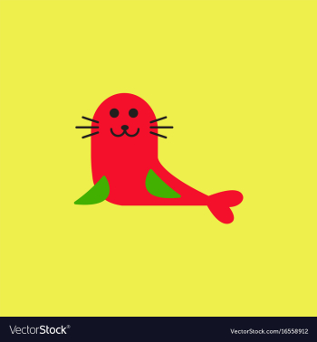 Seal animal icon cartoon of seal animal icon vector image Seal animal icon cartoon of seal animal icon vector image