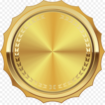 Seal Gold Clip art - Hand painted Golden Circle card Seal Gold Clip art - Hand painted Golden Circle card