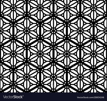 Seamles geometric ornament based kumiko vector image Seamles geometric ornament based kumiko vector image