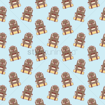 Seamless backpack background Seamless backpack background
