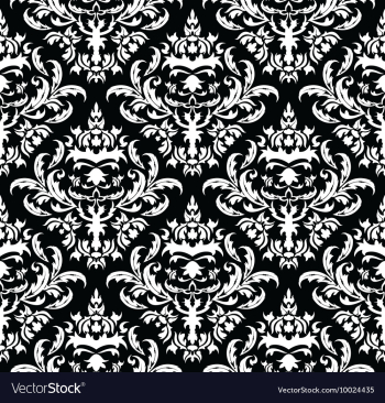 Seamless baroque pattern vector image Seamless baroque pattern vector image