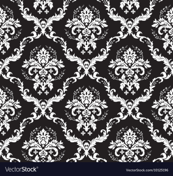 Seamless baroque pattern vector image Seamless baroque pattern vector image