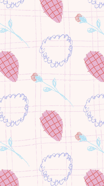 Seamless crayon iPhone wallpaper, cute | Free Photo - rawpixel