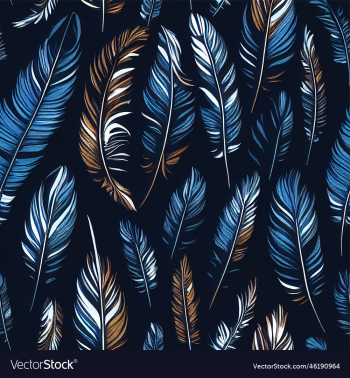 seamless feathers pattern seamless feathers pattern